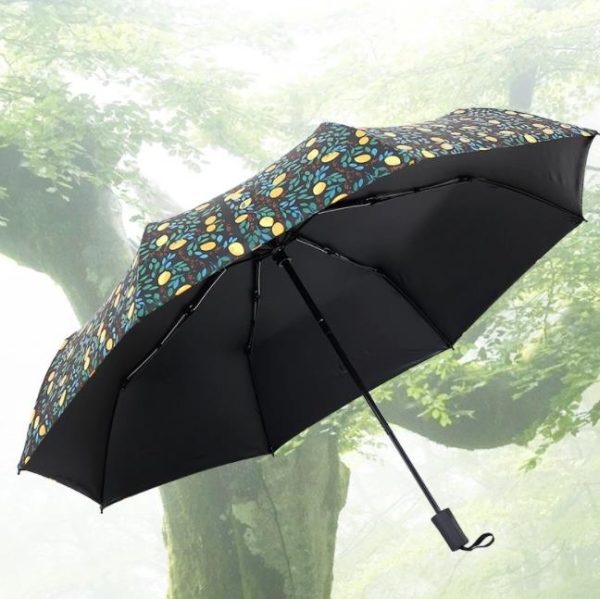 Fresh lemon printed folding umbrella (4)