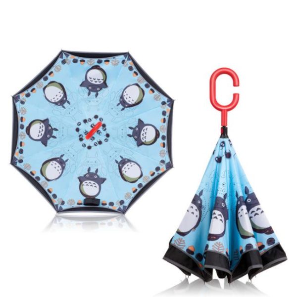 Kids reflective double-layer windproof umbrella (5)