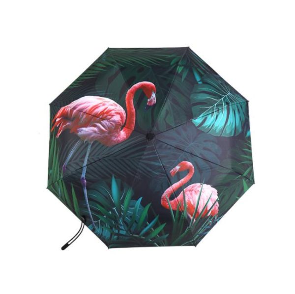 Mini 8 bone vinyl folding umbrella (2)