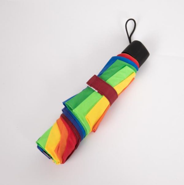 Multicolored 8 bone folding umbrella (3)